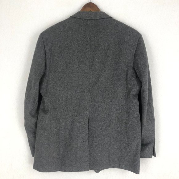 JG Hook Vintage Camel Hair Blend Sport Coat Men's Size 44R Grey Blazer Jacket - Picture 2 of 11